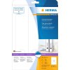 Etichette per cartelle A4 bianco 59x297 mm carta opaca 75 pz.