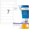 Etichette per cartelle A4 bianco 192x38 mm carta opaca 70 pz.