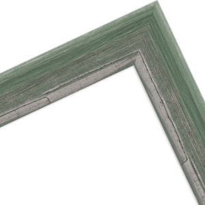 Cornice in legno H640 verde 30x40 cm vetro normale