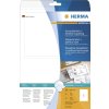 Etichetta di spedizione+ricevuta di consegna A4 bianco 182x130 mm carta opaca 25 pz.