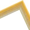 Cornice in legno H640 giallo 30x45 cm vetro normale