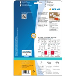 Etichetta di spedizione-avviso A4 bianco 50x142 mm carta...