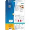 Etichetta di spedizione-avviso A4 bianco 50x142 mm carta opaca 200 pz.