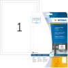 Etichette HERMA A4 bianco 190x275 mm foglio adesivo estremamente resistente opaco 25 pezzi
