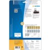 Etichette per bottiglie a4 inkjet bianco 90x120 mm carta lucida 40 pz.