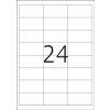 Etichette Inkjet A4 bianco 66x33,8 mm carta opaca 600 pz.