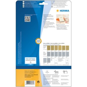 Etichette a getto dinchiostro A4 trasparenti 210x297 mm...