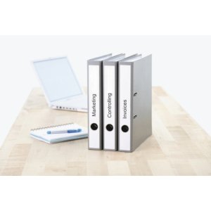 Etichette per cartelle Inkjet A4 bianco 38x297 mm carta...