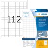 Etichette A4 bianche 25,4x16,9 mm Carta mobile-rimovibile opaca 2800 pz.