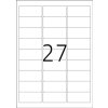 Etichette A4 bianche 63,5x29,6 mm Carta mobile-rimovibile opaca 675 pz.