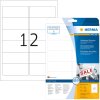 Etichette A4 bianche 96x42,3 mm Carta mobile-rimovibile opaca 300 pz.