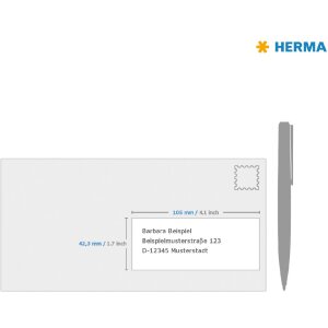 Etichette A4 bianche 105x42,3 mm Carta mobile-rimovibile opaca 350 pz.