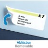 Etichette A4 bianche 105x42,3 mm Carta mobile-rimovibile opaca 350 pz.