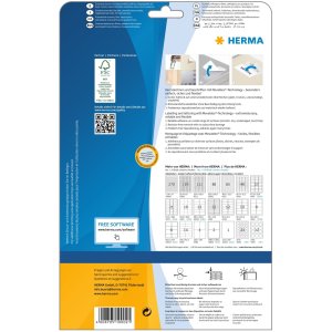 Etichette prezzo A4 bianco 35,6x16,9 mm Carta...