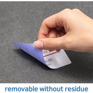 Etichette per cartelle A4 bianco 192x34 mm Carta mobile-rimovibile opaca 200 pz.