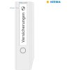 Etichette per cartelle A4 bianco 192x34 mm Carta mobile-rimovibile opaca 200 pz.
