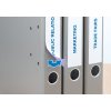 Etichette per cartelle A4 bianco 192x38 mm Carta mobile-rimovibile opaca 175 pz.