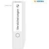 Etichette per cartelle A4 bianco 192x59 mm Carta mobile-rimovibile opaca 100 pz.