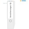 Etichette per cartelle A4 bianco 192x61 mm Carta mobile-rimovibile opaca 100 pz.