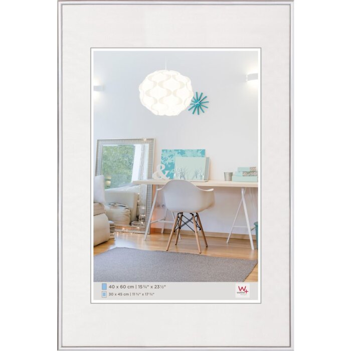 40x60 cornice di plastica argento Nuovo stile di vita