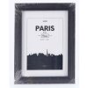 Cornice in plastica Paris, contrasto grigio, 13 x 18 cm