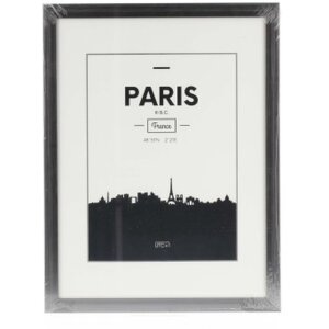 Cornice in plastica Paris, contrasto grigio, 30 x 40 cm