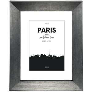 Cornice in plastica Paris, contrasto grigio, 40 x 50 cm