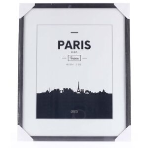 Cornice in plastica Paris, contrasto grigio, 40 x 50 cm
