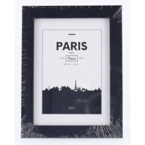 Cornice di plastica Paris, nera, 13 x 18 cm