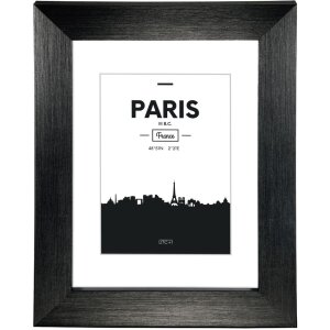 Cornice di plastica Paris, nera, 15 x 20 cm