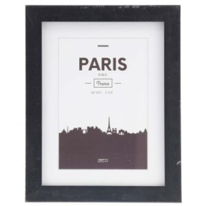 Cornice di plastica Paris, nera, 15 x 20 cm