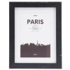 Cornice di plastica Paris, nera, 15 x 20 cm