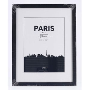 Cornice di plastica Paris, nera, 30 x 40 cm