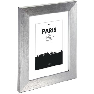 Cornice di plastica Parigi, argento, 30 x 40 cm