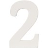 Numero da 0 a 9 in MDF naturale 8x5 cm