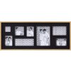 Cornice in legno Doppia 10x15 cm - 15x20 cm e galleria