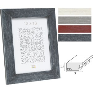 Telaio in legno S49B profilo piatto