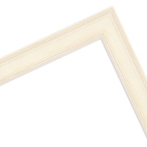 Telaio in legno H470 bianco 42x60 cm vetro antiriflesso