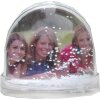 Palla di glitter acrilico SNOW 6,5 cm