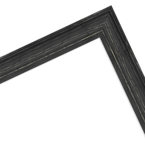 Telaio in legno H470 nero 30x60 cm vetro museale