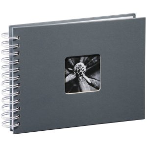 Hama Spiral Album Fine Art grigio 24x17 cm 50 pagine bianche