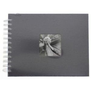 Hama Spiral Album Fine Art grigio 24x17 cm 50 pagine bianche