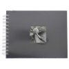 Hama Spiral Album Fine Art grigio 24x17 cm 50 pagine bianche