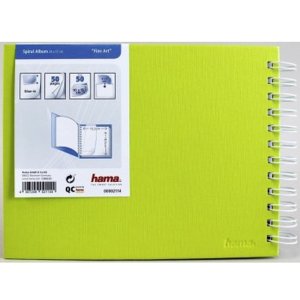 Hama Spiral Album Fine Art kiwi 24x17 cm 50 pagine bianche