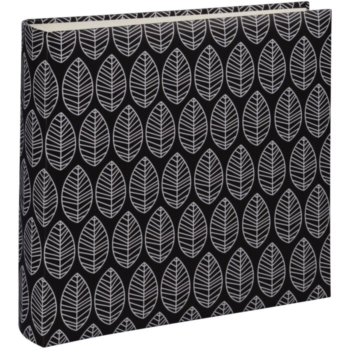 Hama Album fotografico Jumbo La Fleur 30x30 cm nero 100 pagine bianche