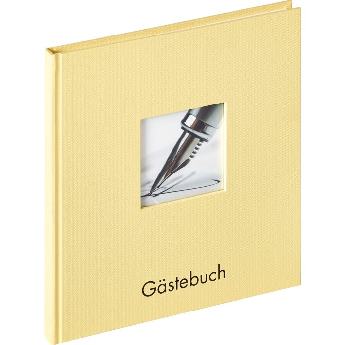 Libro degli ospiti Walther Fun cream 23x25 cm 72 pagine bianche