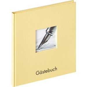 Libro degli ospiti Walther Fun cream 23x25 cm 72 pagine...
