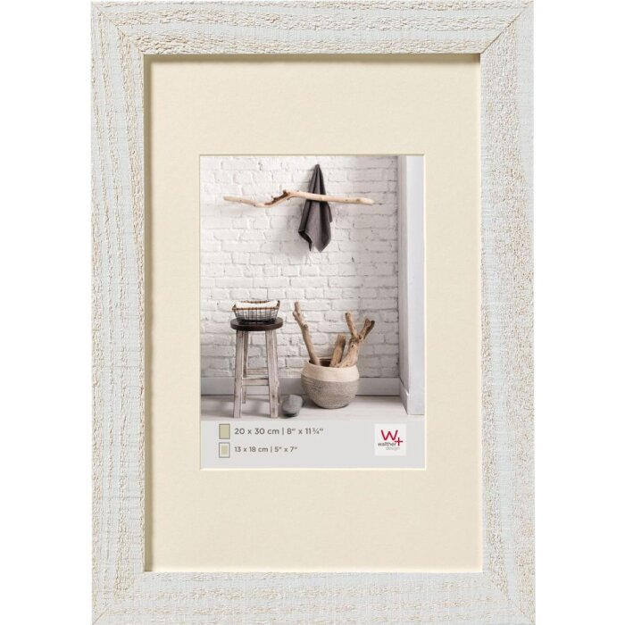 Home Cornice in legno 60x80 cm bianco polare