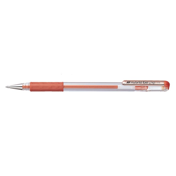Pentel Metallic Gel Pen Hybrid Gel Grip 0,4 mm marrone