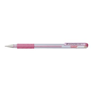 Penna gel metallizzata Hybrid Gel Grip 0,4 mm rosa